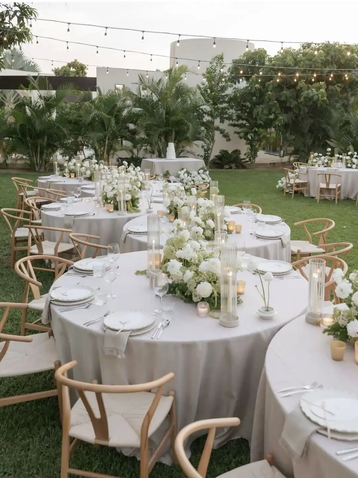 Réception de mariage en extérieur en Gironde